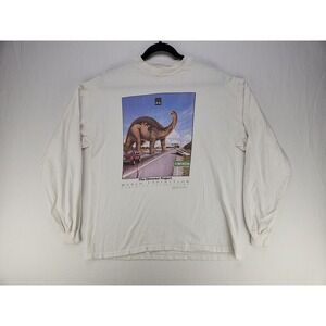 Vintage The Dinosaur Project Men's Long Sleeve Shirt Size Large 1993 Edmonton